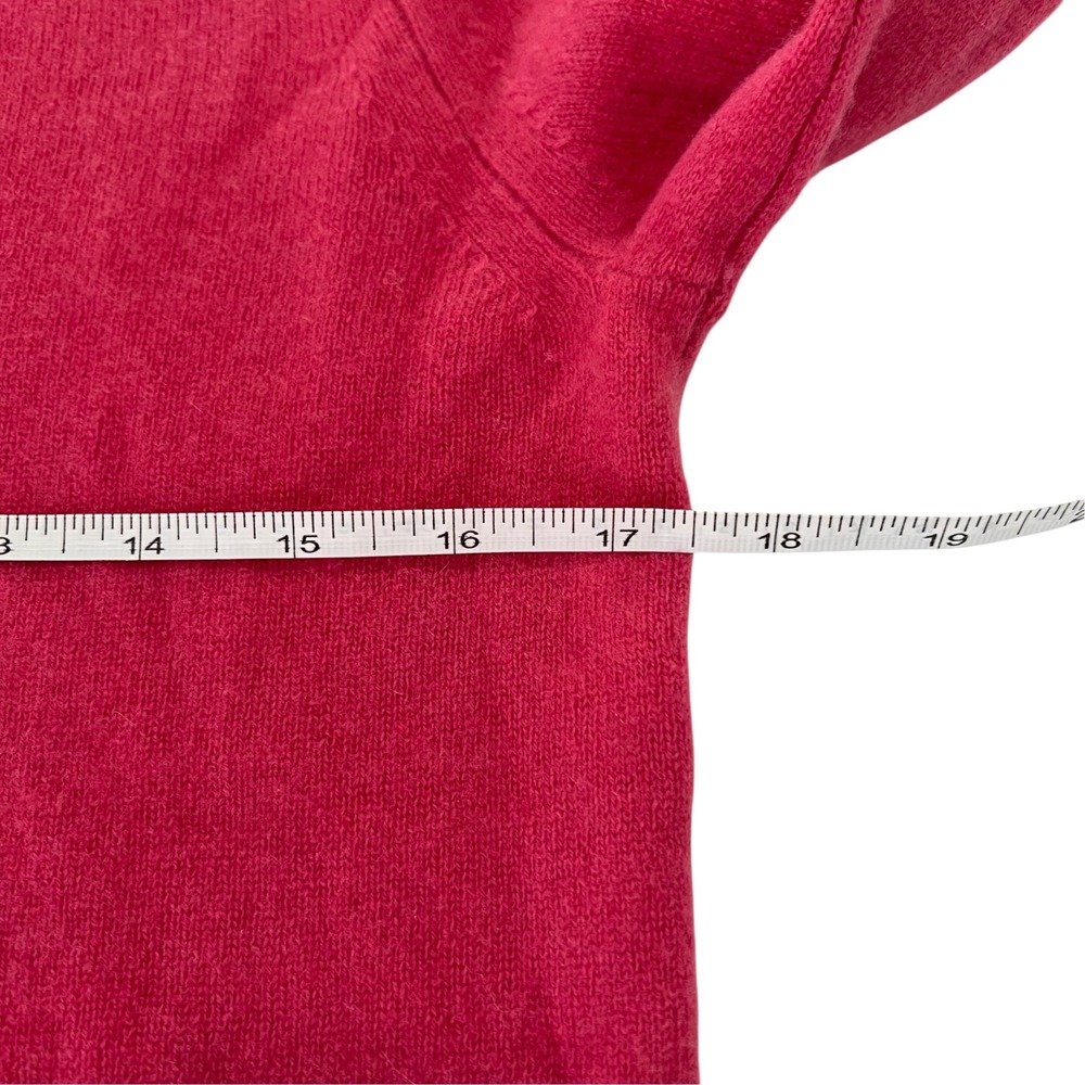 NAADAM 100% Cashmere Sweater Pop Pink Crewneck Womens Small EUC - Picture 8 of 11